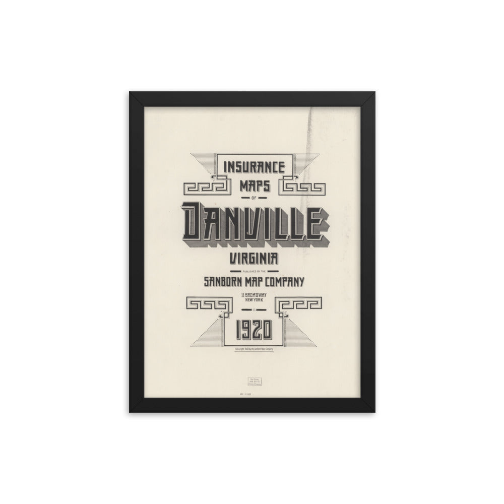 Danville, Virginia (1920) (Cover Page)