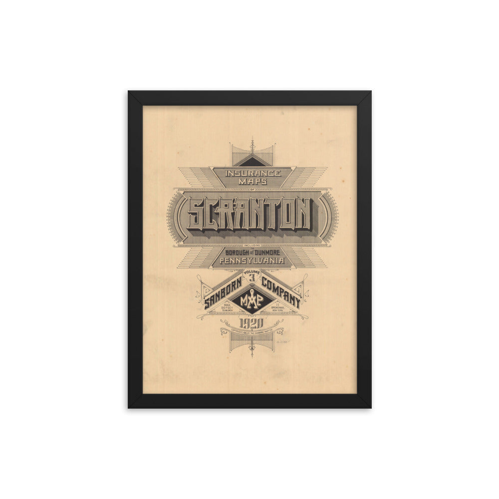 Scranton, Pennsylvania (1920) (Cover Page)