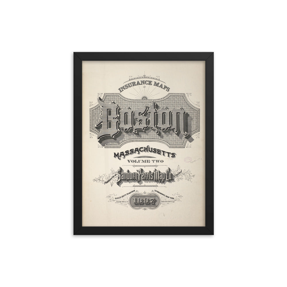 Boston, Massachusetts (1895) (Cover Page)