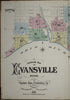 Evansville, Indiana - 1884 Sanborn Map