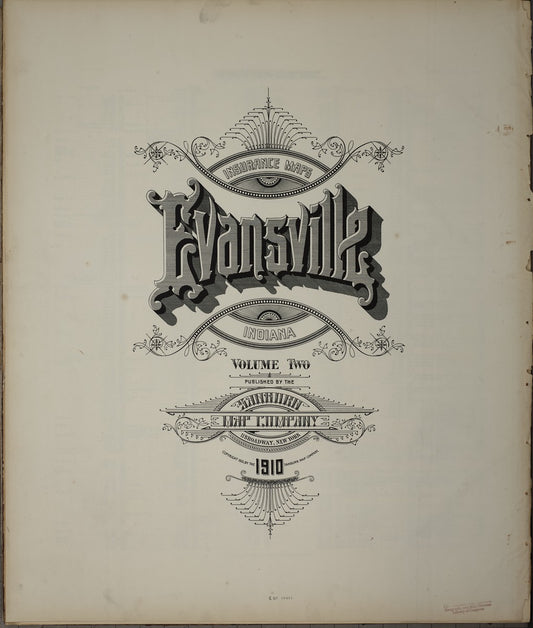 Evansville, Indiana - 1910 Sanborn Map