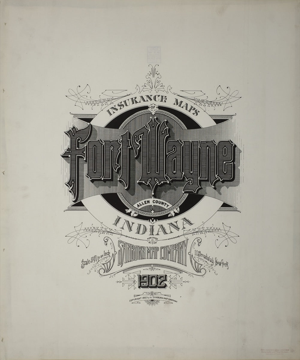 Fort Wayne, Indiana - 1902 Sanborn Map