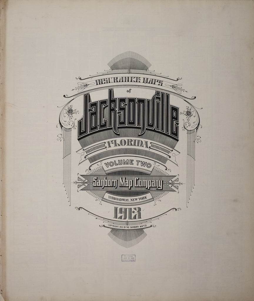 Jacksonville, Florida - 1913 Sanborn Map
