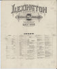 Lexington, Kentucky - 1886 Sanborn Map
