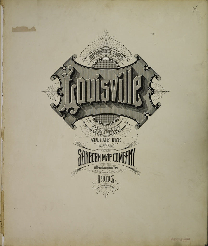 Louisville, Kentucky - 1905 Sanborn Map