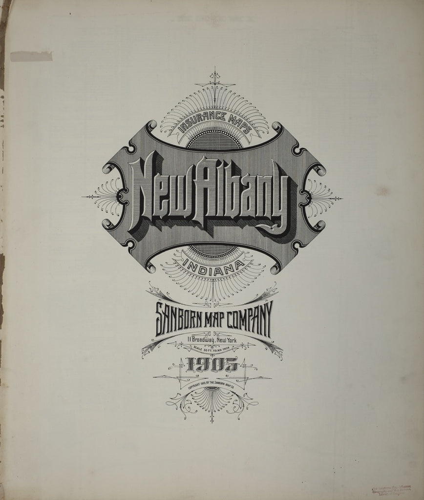 New Albany, Indiana - 1905 Sanborn Map