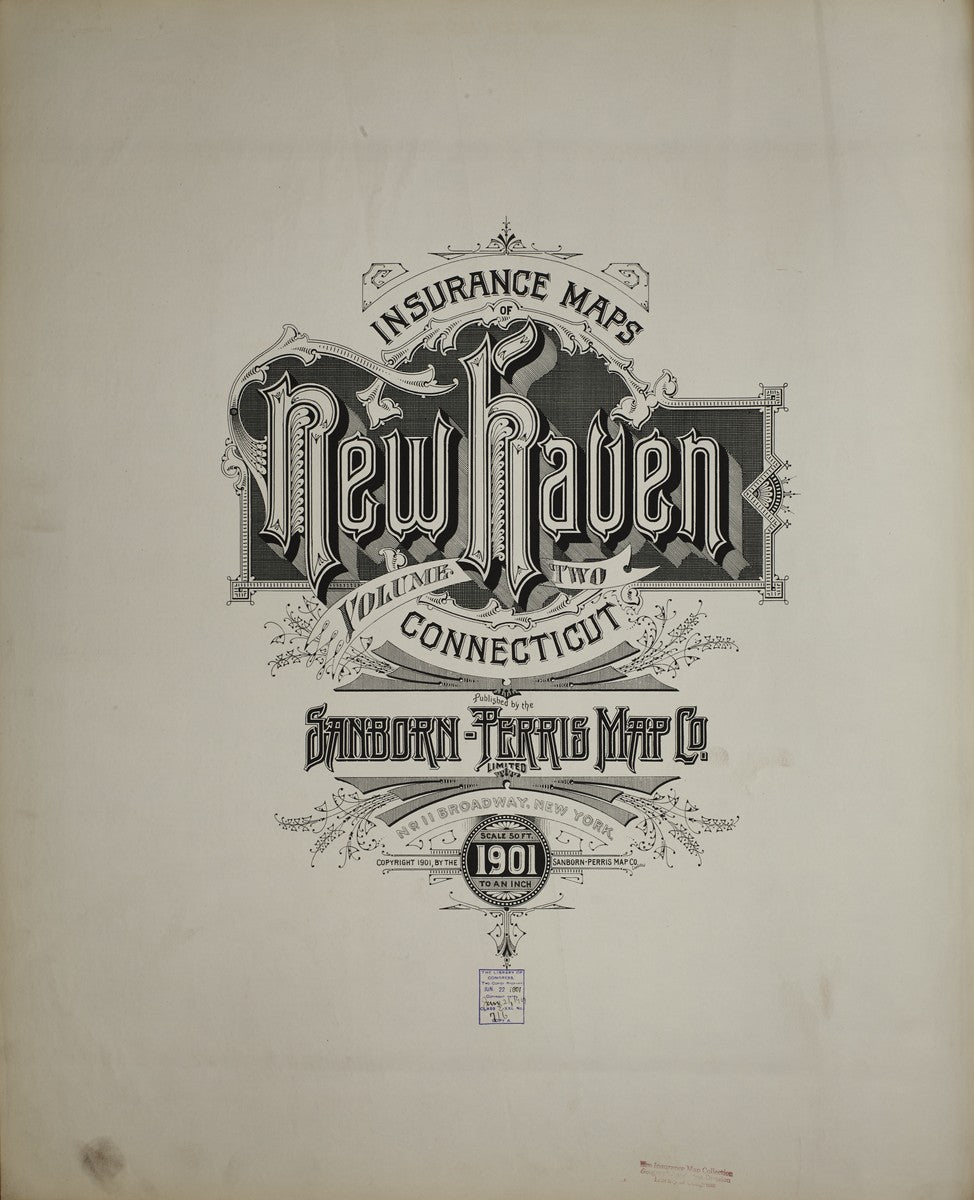 New Haven, Connecticut - 1901 Sanborn Map