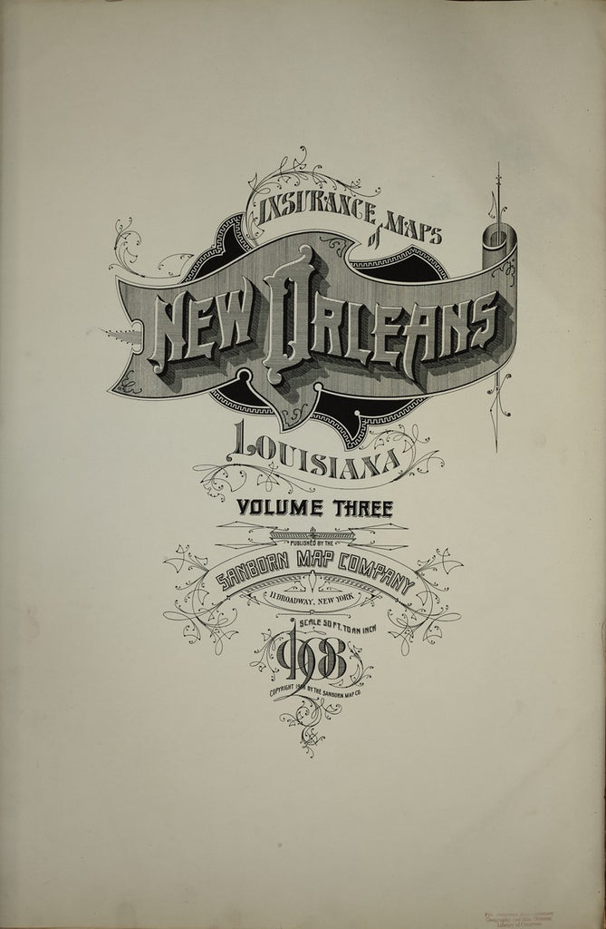 New Orleans, Louisiana - 1908 Sanborn Map