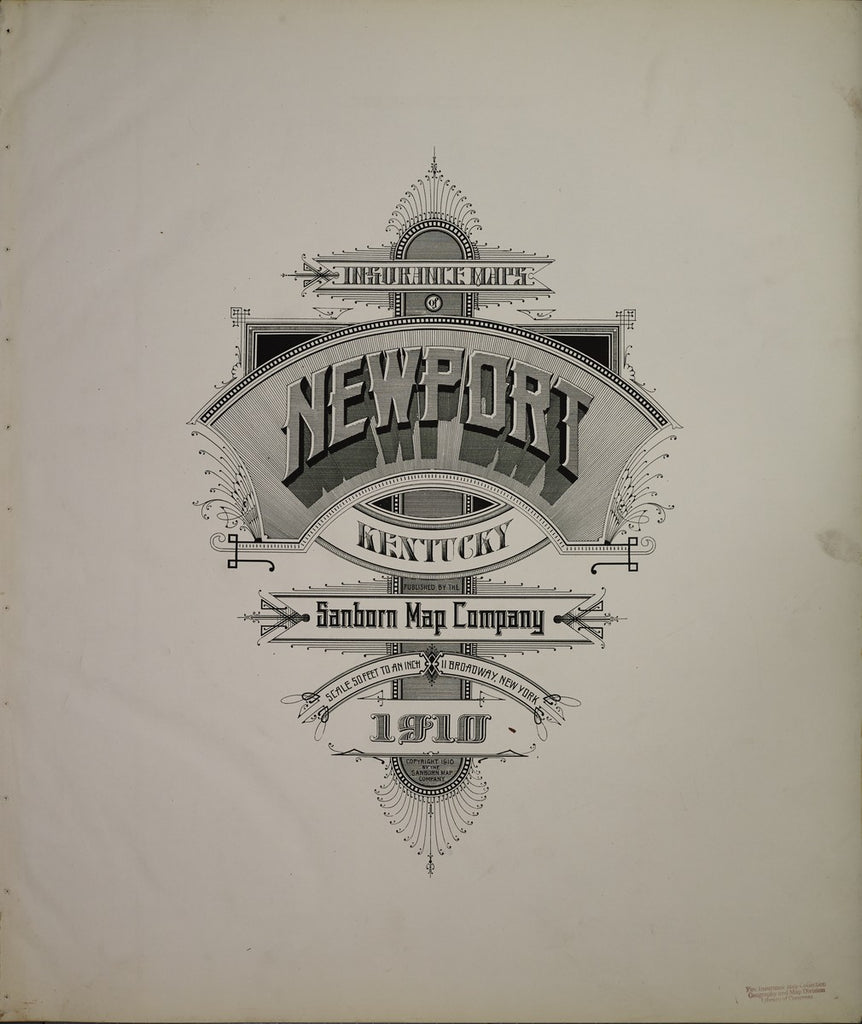 Newport, Kentucky - 1910 Sanborn Map