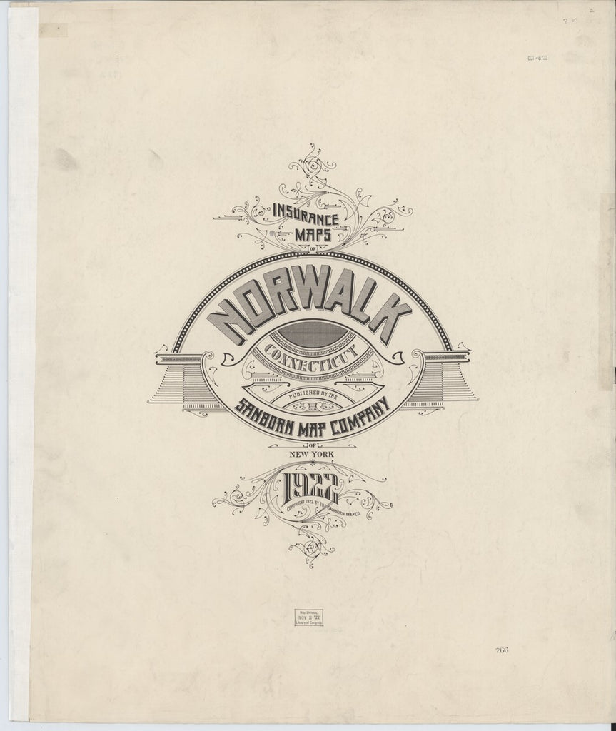 Norwalk, Connecticut - 1922 Sanborn Map