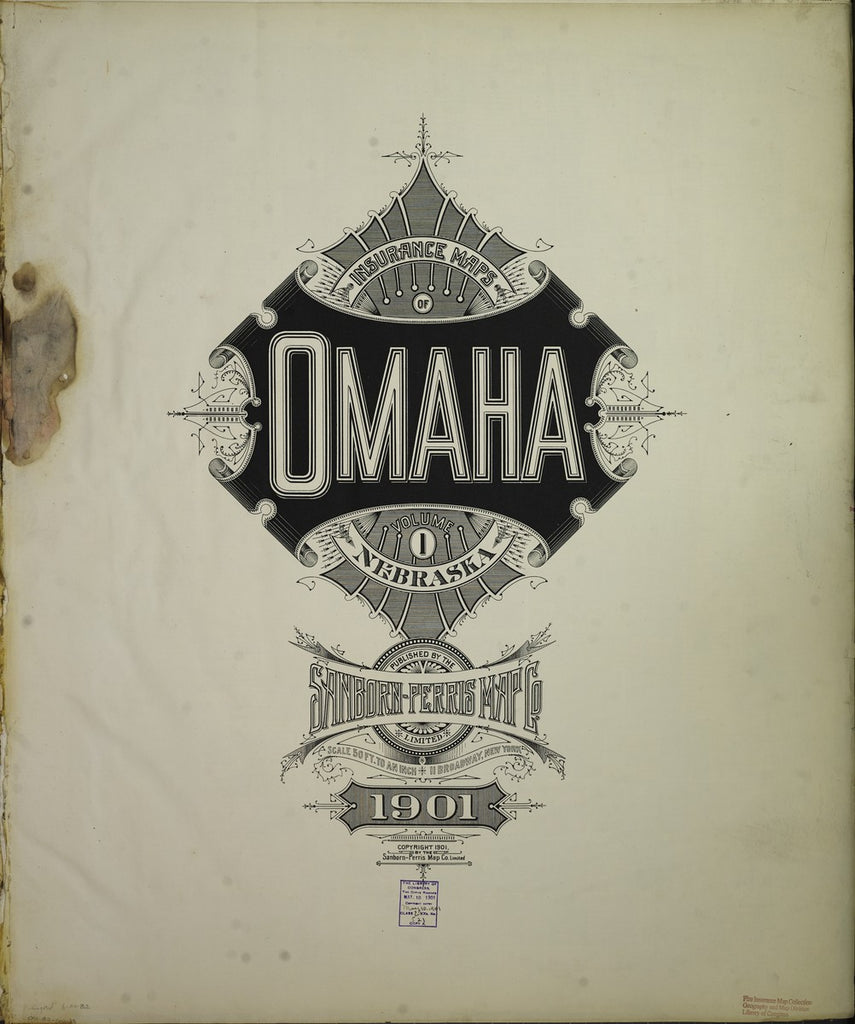 Omaha, Nebraska - 1901 Sanborn Map