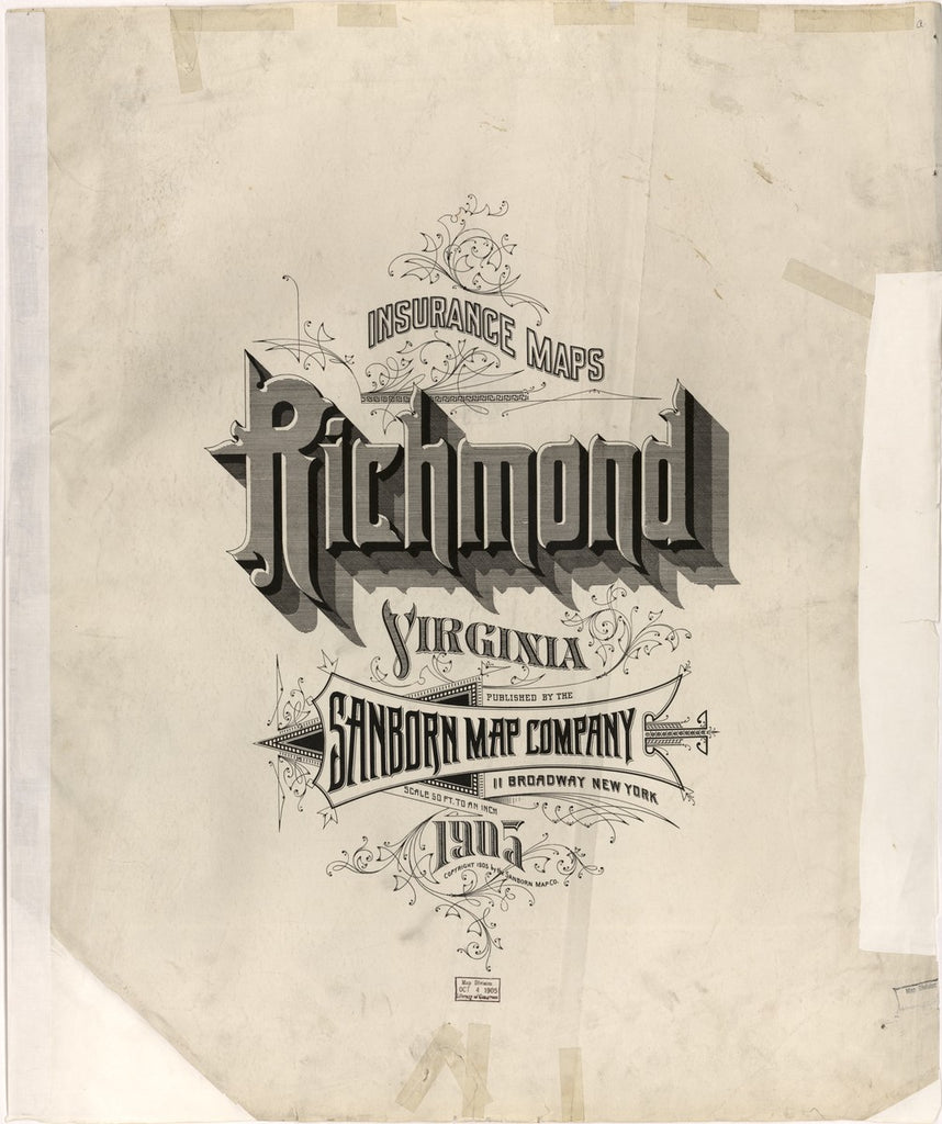 Richmond, Virginia - 1905 Sanborn Map