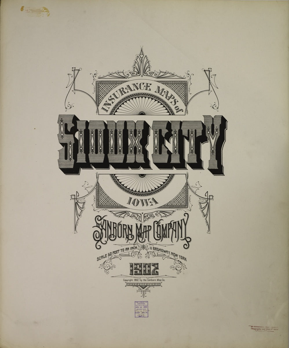 Sioux City, Iowa - 1902 Sanborn Map