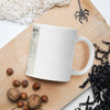 White glossy mug test