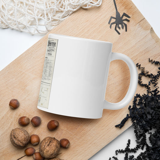 White glossy mug test